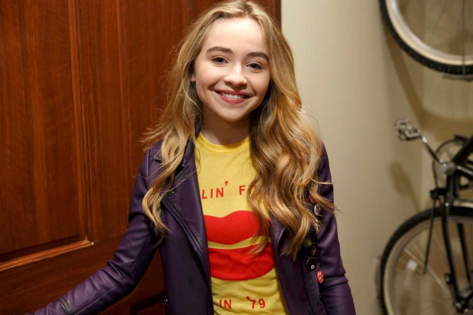 <p>Bruce Birmelin/DISNEY CHANNEL via Getty </p> Sabrina Carpenter in 