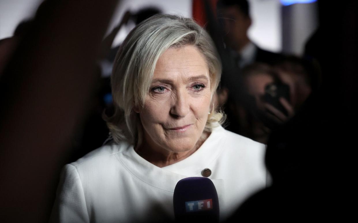 Marine Le Pen said 'the tide is rising. It didn't rise high enough this time'