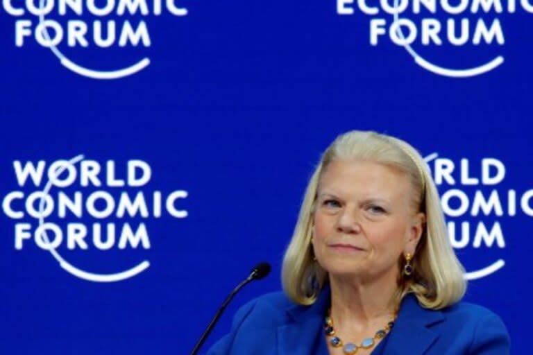 Ginni Rometty fue la CEO de IBM hasta 2020 (REUTERS/DENIS BALIBOUSE/)