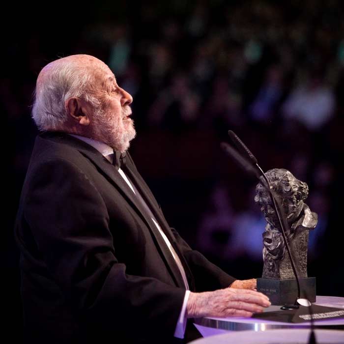 Uno de los Premios Goya de Honor a toda su carrera