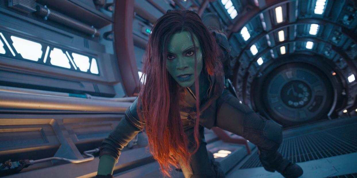 zoe saldana, guardians of the galaxy vol 3