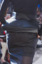 <p><i>Black leather bum bag from the SS18 Max Mara collection. (Photo: ImaxTree) </i></p>