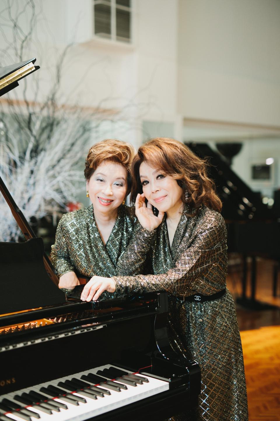 Harumi Hanafusa, right, performs two recitals for Artist Series Concerts, including one with her sister, Mami.