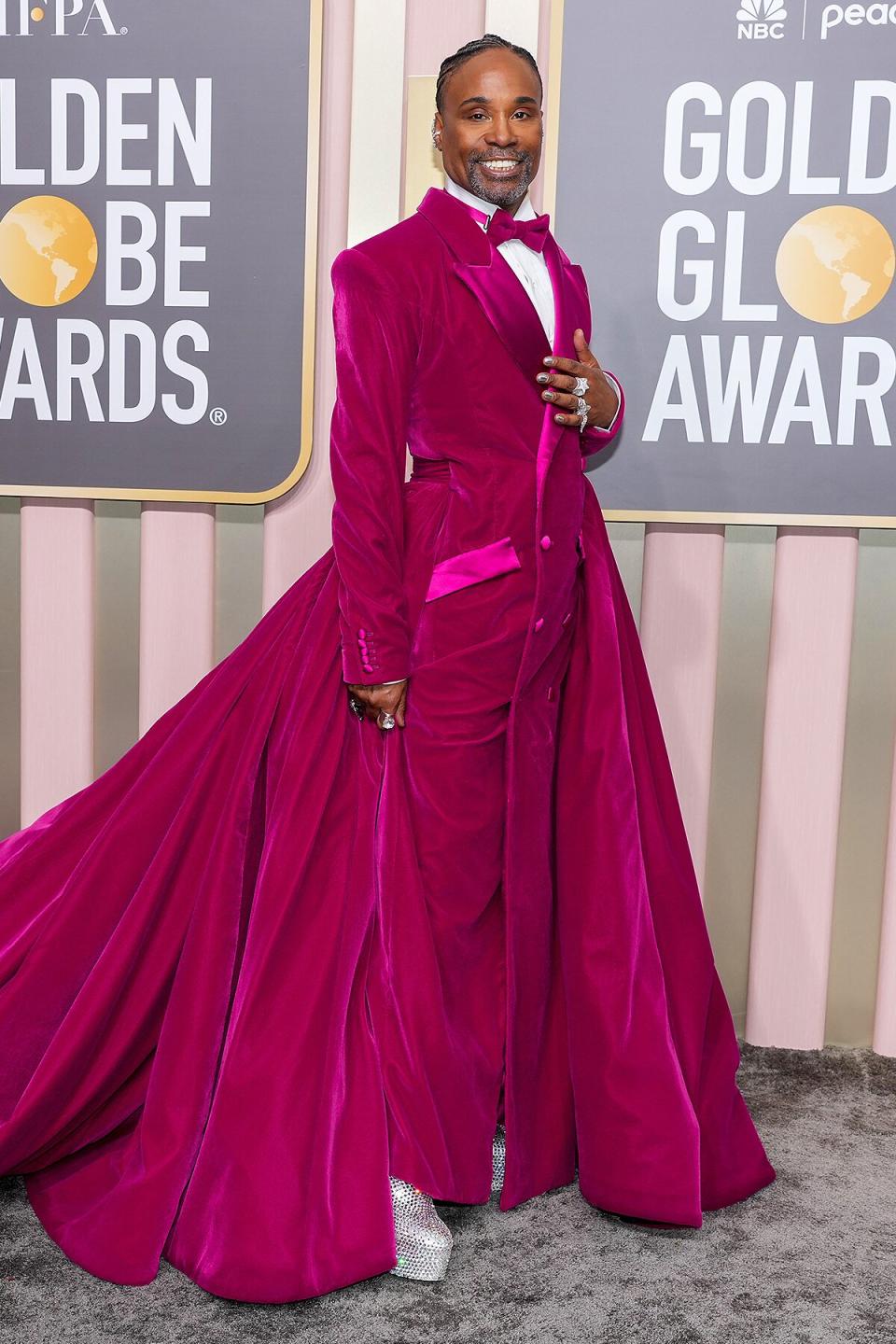 Billy Porter attends the 80th Annual Golden Globe Awards at The Beverly Hilton on January 10, 2023 in Beverly Hills, California.