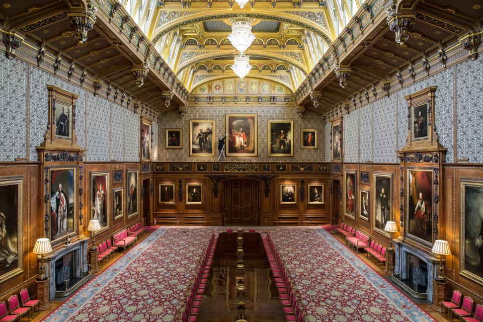 The Waterloo Chamber at Windsor Castle