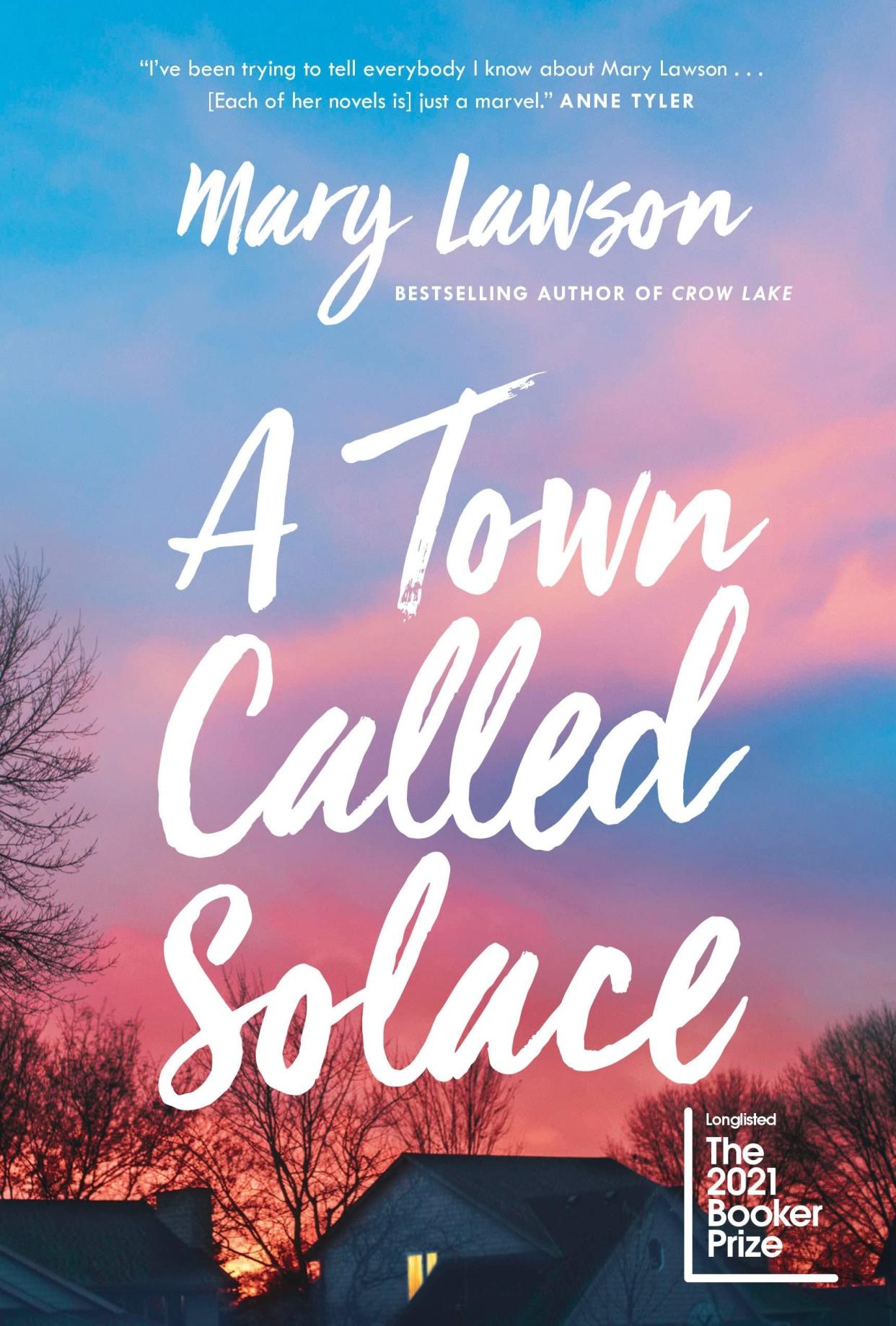 Book cover of "a town called solace"