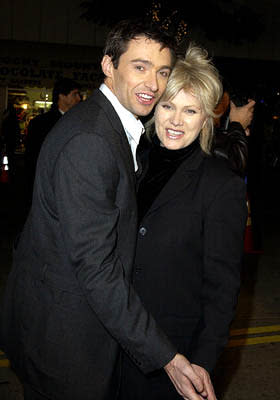 Hugh Jackman and Deborra-Lee Furness at the LA premiere of Miramax's Kate & Leopold