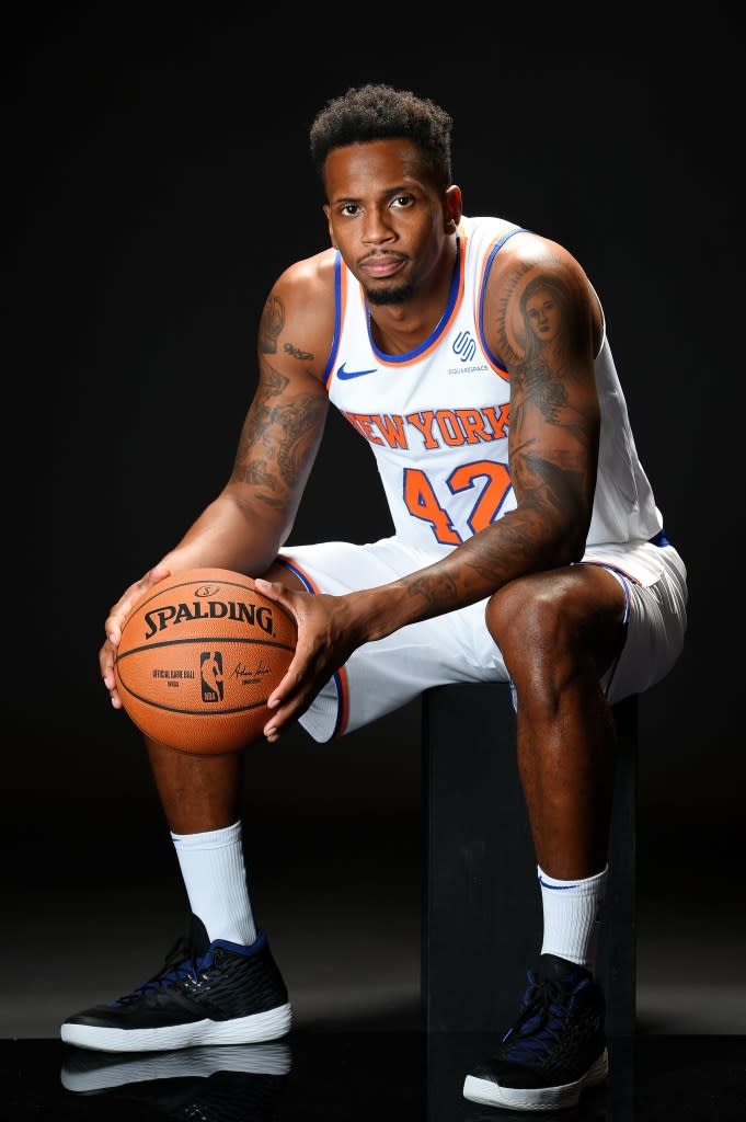 Lance Thomas during his Knicks days. NBAE via Getty Images