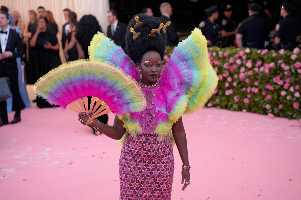 NEW YORK, NY - MAY 6: Lupita Nyong'o attends The Metropolitan Museum Of Art's 2019 Costume Institute Benefit "Camp: Notes On Fashion" at Metropolitan Museum of Art on May 6, 2019 in New York City. (Photo by Sean Zanni/Patrick McMullan via Getty Images)