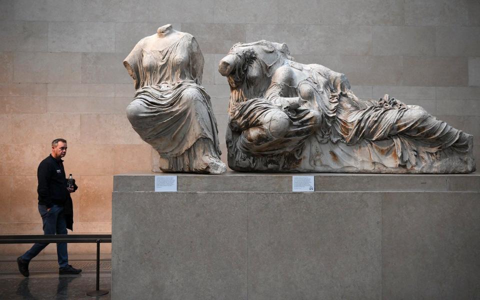 Sir Mark has called for the disputed Elgin Marbles to be shared with Greece