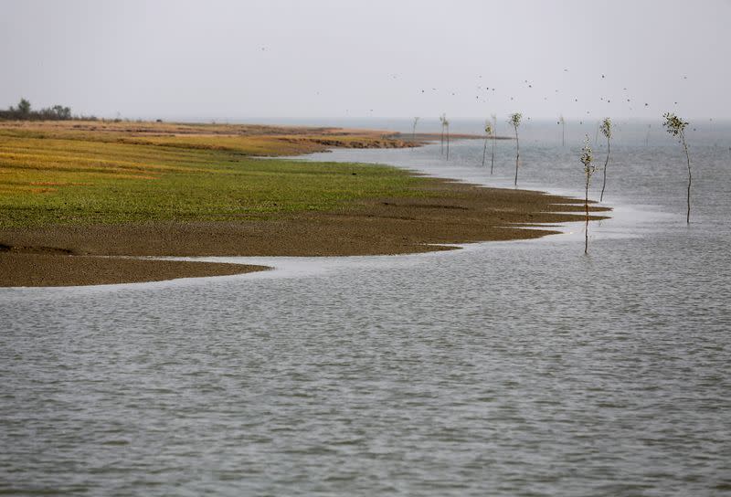 FILE PHOTO: View of the Thengar Char island