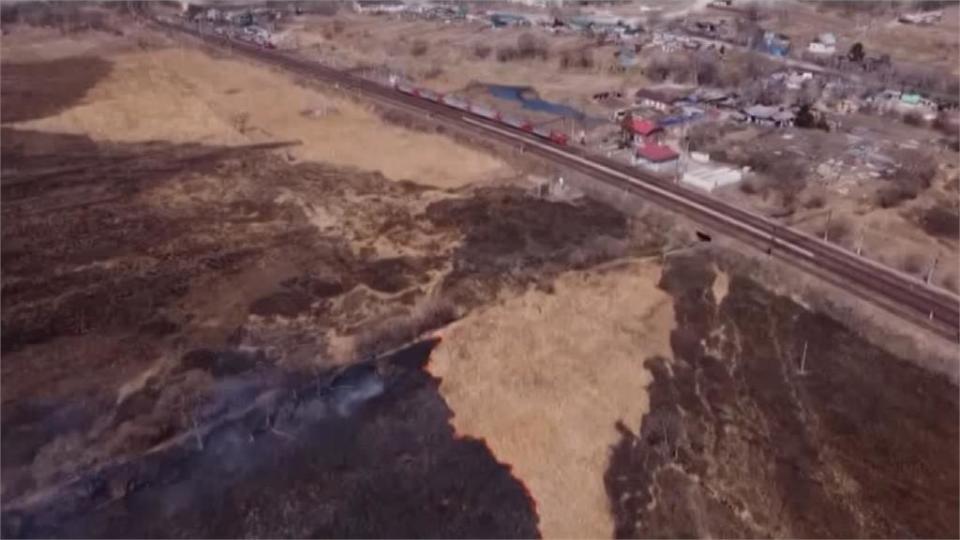 遠東濱海邊疆區森林野火 延燒近1千公頃