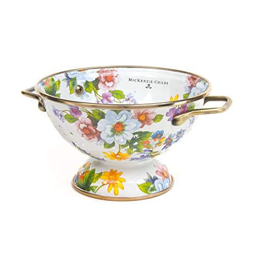 Flower Market Enamel Colander