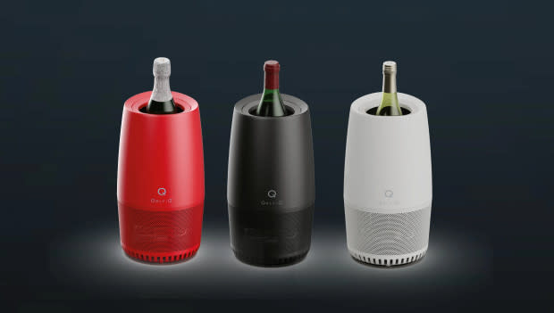 <p>QelviQ is available in three colors: red, black, and white</p>