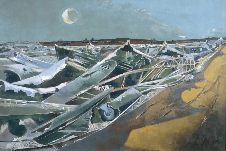 <span class="caption">Paul Nash, Totes Meer (Dead Sea), 1940-41.</span> <span class="attribution"><span class="source">Tate. Presented by the War Artists Advisory Committee, 1946</span></span>