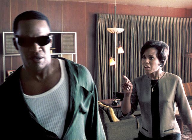 <p>Moviestore/Shutterstock</p> Jamie Foxx and Kerry Washington in 2004's 'Ray'