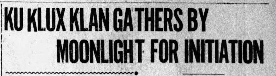 A headline from the Gazette.