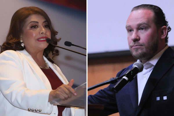 Clara Brugada y Santiago Taboada, candidatos a la jefatura de la CDMX