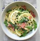 <p>This super-simple pasta lets summer shine.</p><p>Get the recipe: <a rel="nofollow noopener" href="https://www.delish.com/cooking/recipe-ideas/recipes/a43062/best-spaghetti-lemon-recipe/" target="_blank" data-ylk="slk:Spaghetti with Lemon, Arugula, and Prosciutto;elm:context_link;itc:0;sec:content-canvas" class="link ">Spaghetti with Lemon, Arugula, and Prosciutto</a></p>