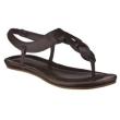 Brown leather braided sandals, $14.99.