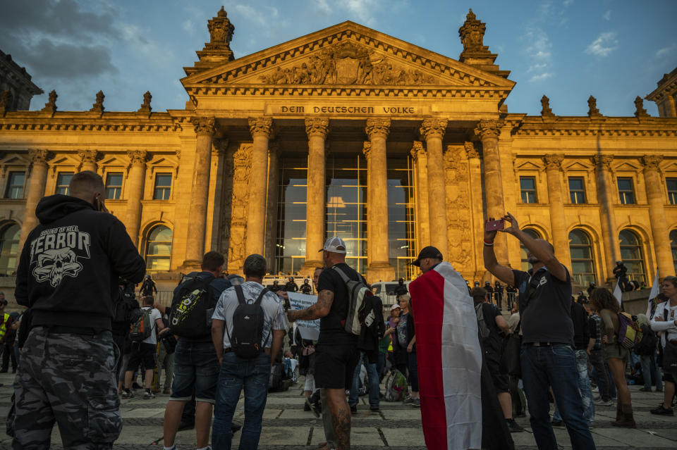 Der Versuch vom vergangenen Wochenende, den Reichtstag zu stürmen, war kein Einzelfall von rechts unterlaufenen Protesten (Bild: John MACDOUGALL / AFP)