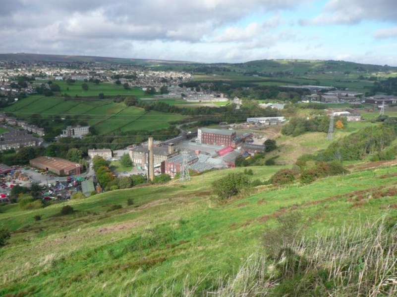 The mystery humming has reportely been heard by residents of Holmfield, Halifax, for a year. (Geograph/Humphrey Bolton/Creative Commons)