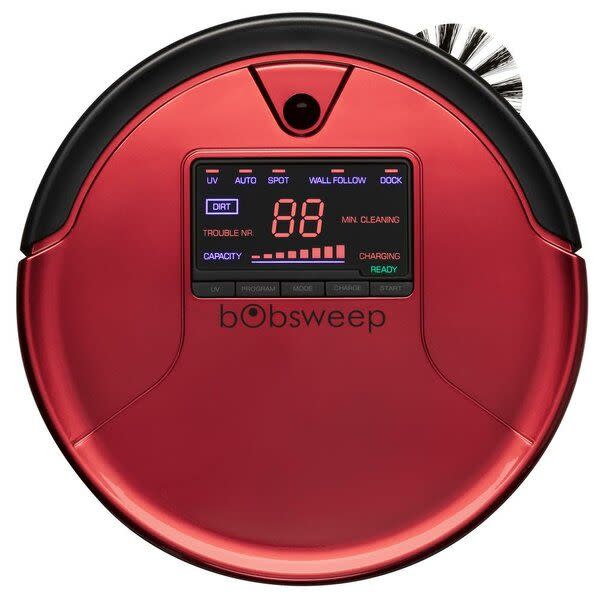 8) bObsweep PetHair Robotic Vacuum Cleaner with Mop Attachment