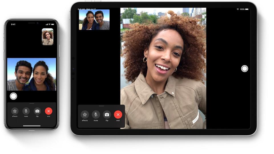 Apple FaceTime feature on iPhone and iPad