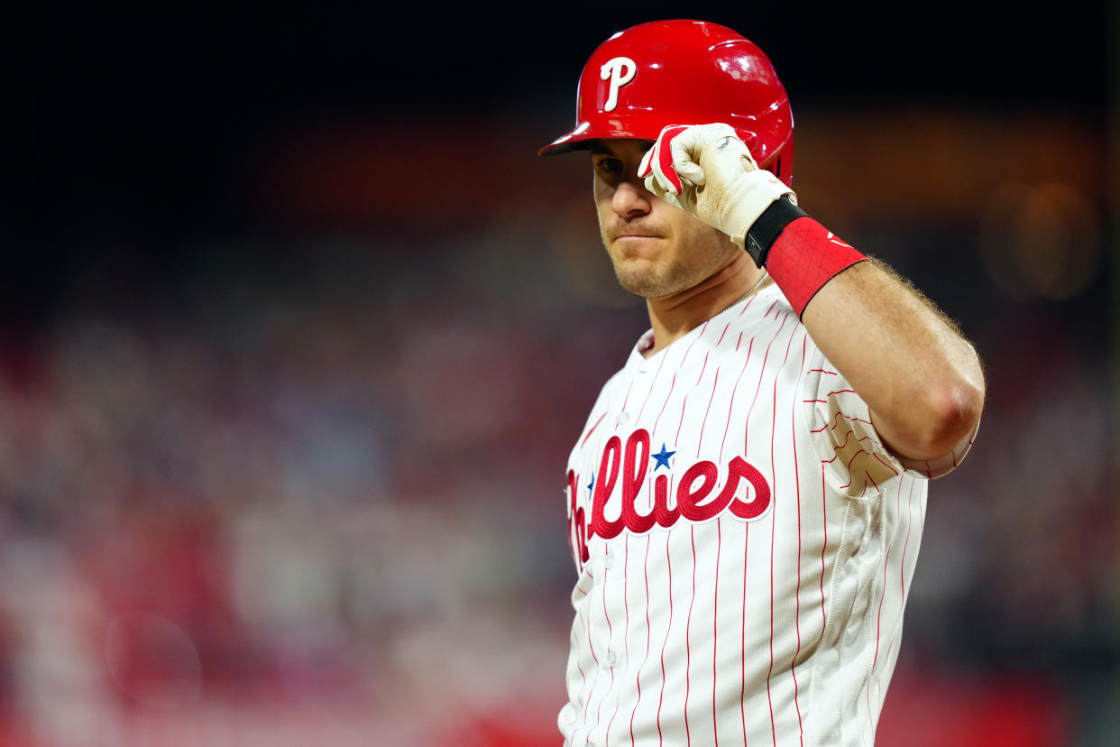 J.T. Realmuto #10 of the Philadelphia Phillies is a fantasy star