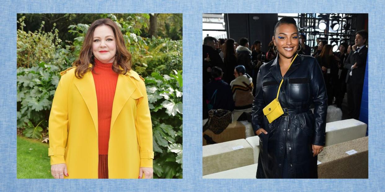 plus size outfit ideas for fall melissa mccarthy paloma elsesser