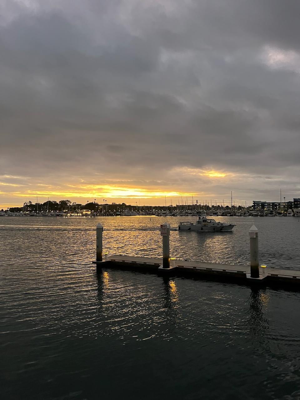 Sunset at the pier