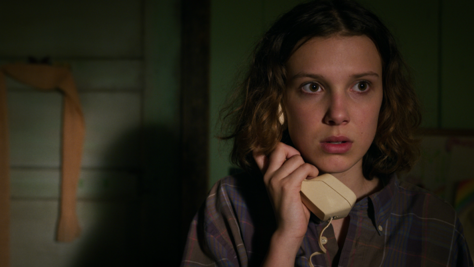 Stranger Things' Eleven is on the phone