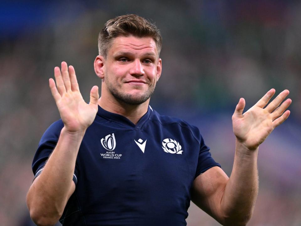 Scotland hooker George Turner was temporarily replaced against France (Getty Images)