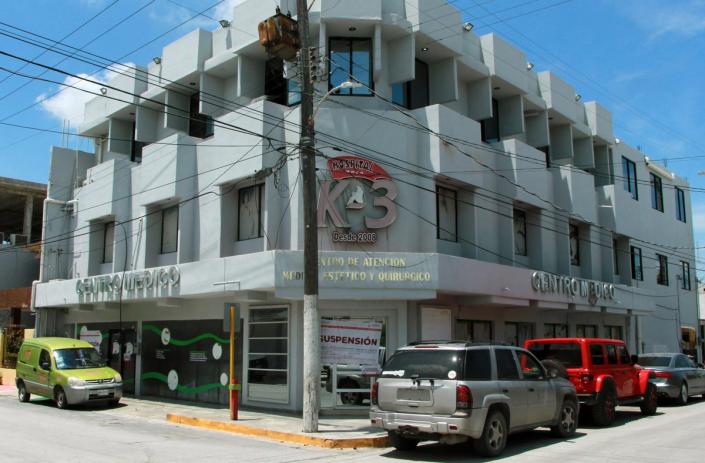 General view of one of the medical clinics suspended by Mexican health authorities, in Matamoros, Tamaulipas, Mexico on May 19, 2023. (AFP via Getty Images)