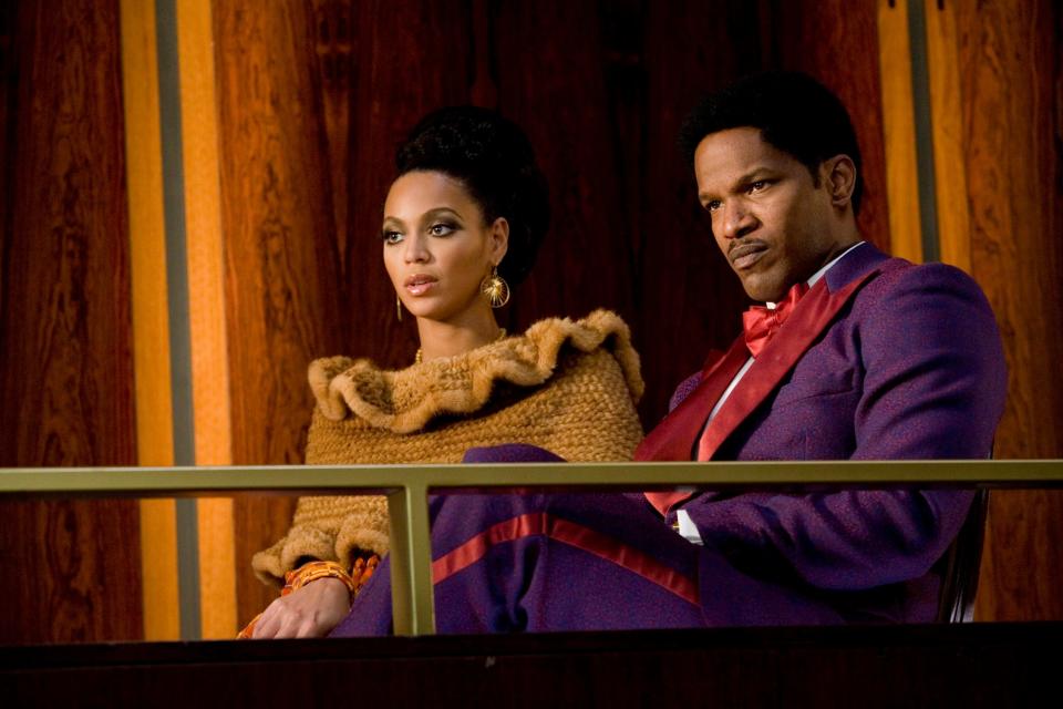 Beyonce Knowles as Deena and Jamie Foxx as Curtis in a scene from the motion picture Dreamgirls.
