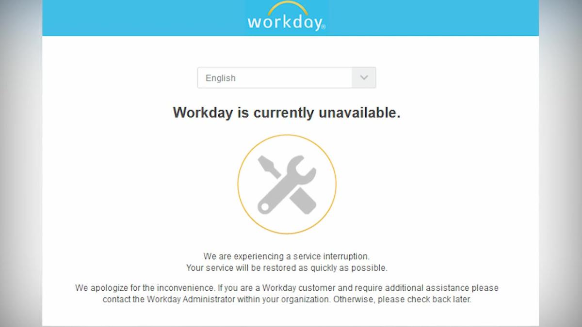 Workday outage continues to impact users