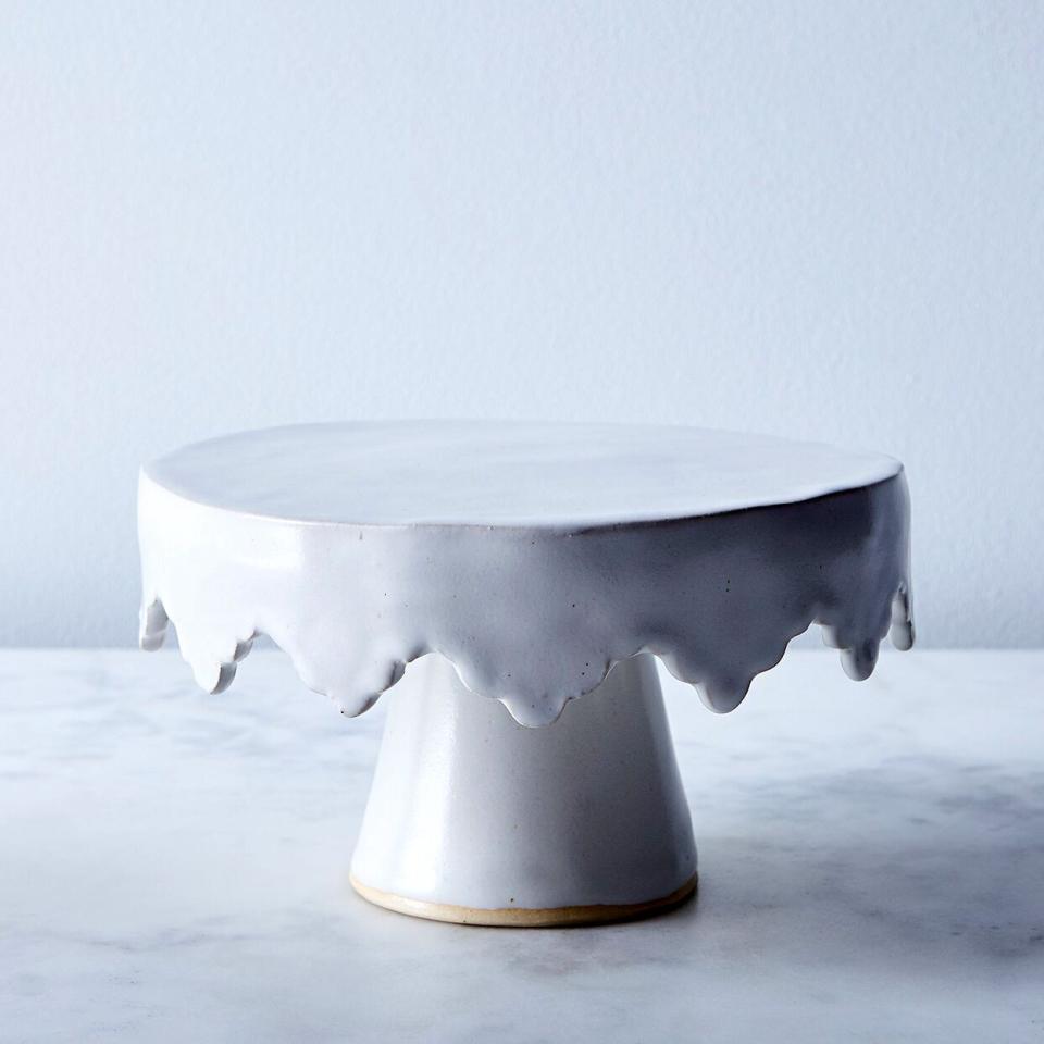 Julie Hadley Handmade Wabi Sabi Ceramic Cake Stand