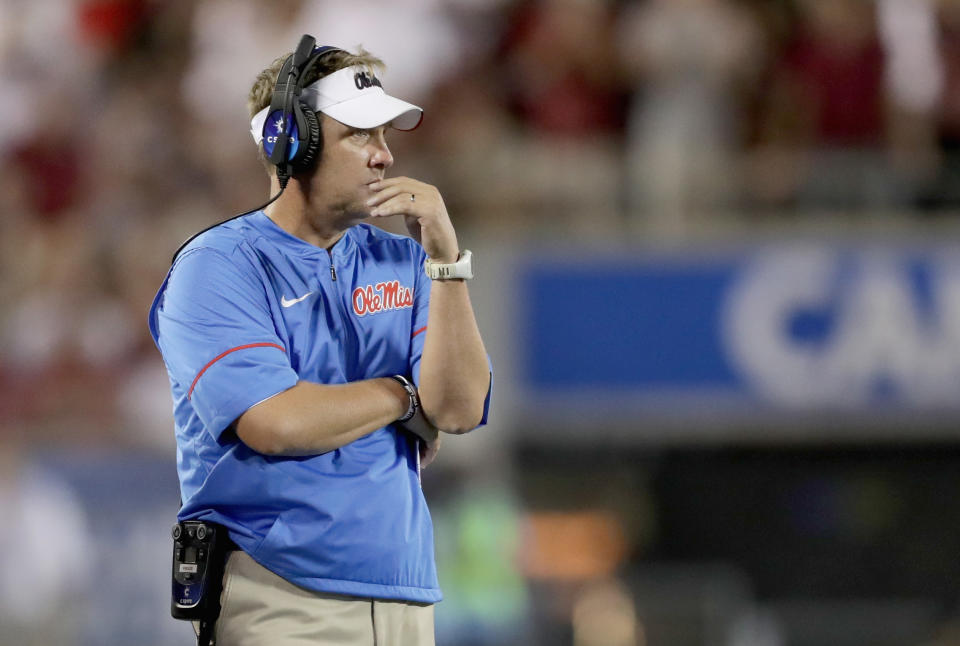 The Hugh Freeze saga at Ole Miss has ramped up the rivalry between Mississippi and Mississippi State. (Getty)