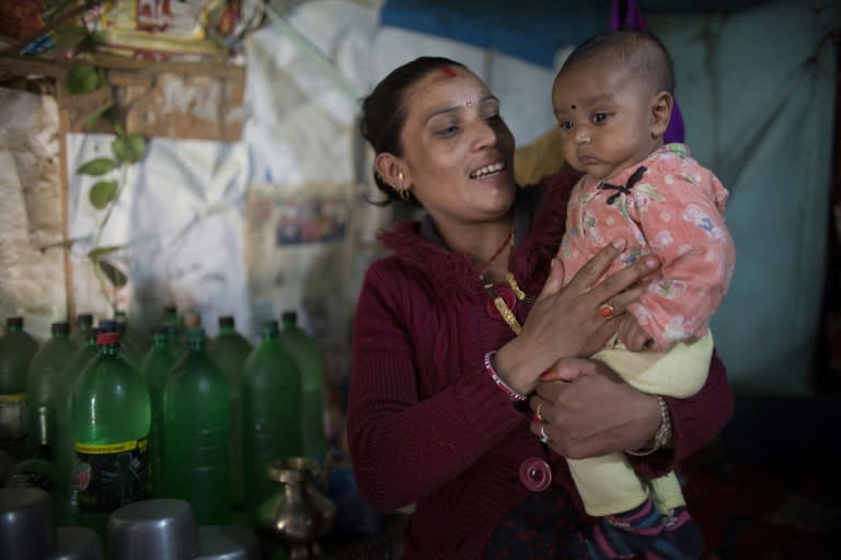 Meera Nepali is one of more than two million women given access to medical services in Nepal under the Aama Surakshya, or 'protection for mothers' programme