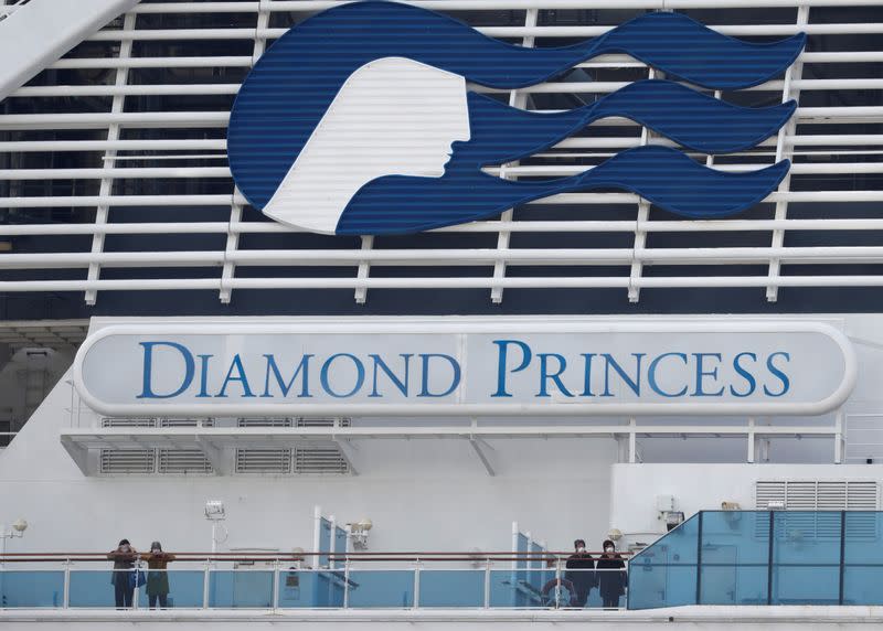 FILE PHOTO: Diamond Princess cruise ship at Yokohama Port