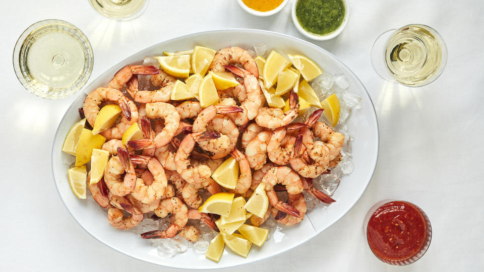 Shrimp Cocktail. / Credit: Beatriz Da Costa for The New York Times. Food Stylist: Susie Theodorou.