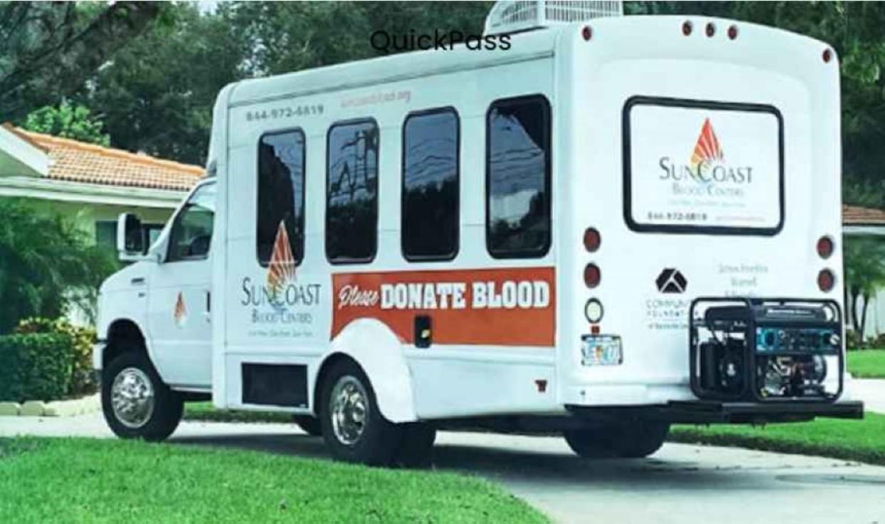 SunCoast Blood Centers introduced the Concierge Blood Collection Program in 2020. Southwest Florida's primary blood bank is now rolling out solar-powered bloodmobiles with support from the Gulf Coast Community Foundation.