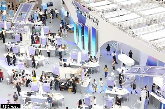 2023台灣創新技術博覽會參展攤位及參觀人次皆超越以往，預期將會為今年帶來更多獨具特色的發明技術。(貿協提供)