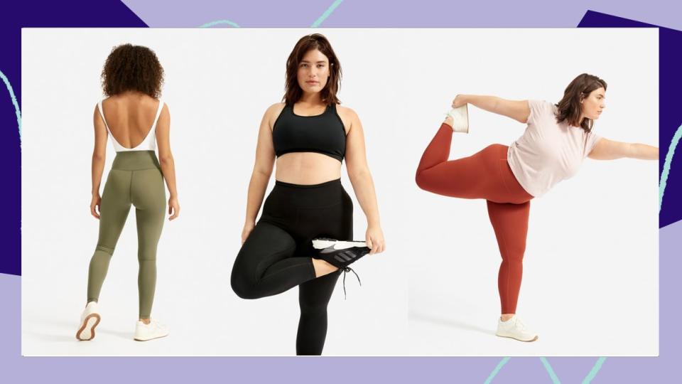 Everlane's new workout leggings had a more than 30,000-person waitlist before they were available to buy this week.&nbsp; (Photo: HuffPost)