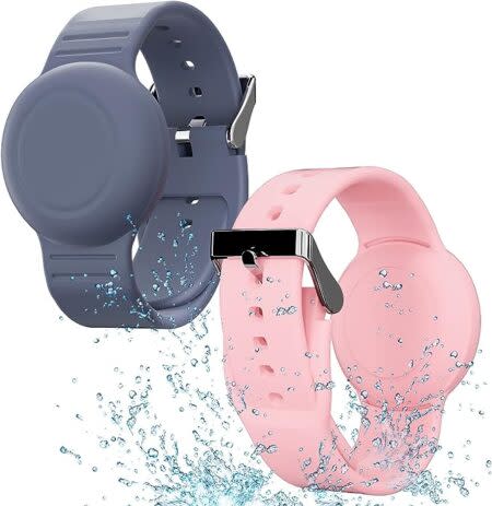 Waterproof Air Tag Bracelet for Kids (2-Pack)
