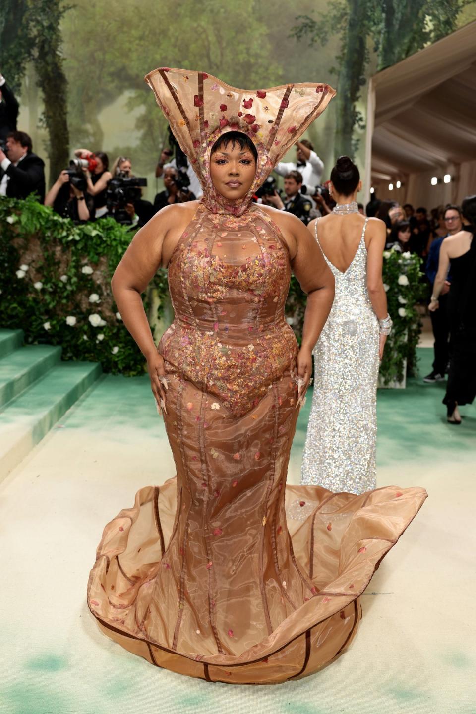 Lizzo in Victor Weinsanto (Getty Images for The Met Museum/)