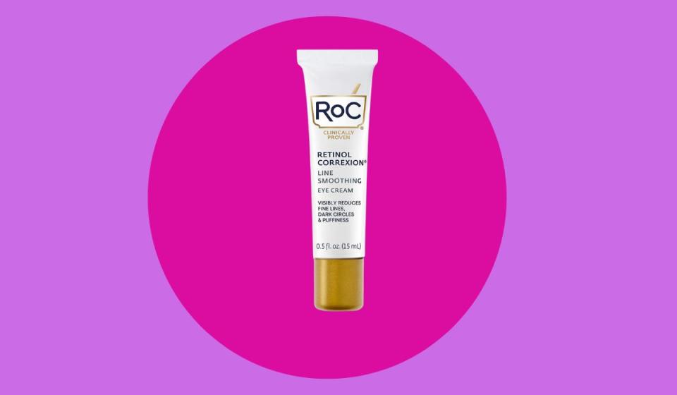 small tube of RoC retinol eye cream