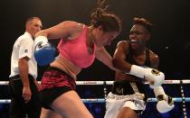 Olympic hero Nicola Adams wins in style on her professional debut