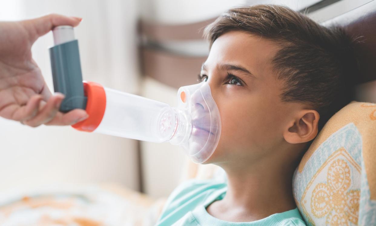 <span>Every child with asthma should have an annual review with a healthcare professional, one expert says.</span><span>Photograph: Pollyana Ventura/Getty</span>