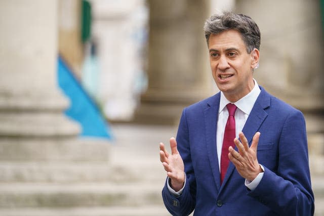 Shadow Secretary of State of Climate Change and Net Zero Ed Miliband 